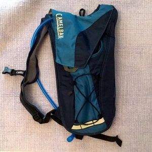 Camelbak blue water back pack